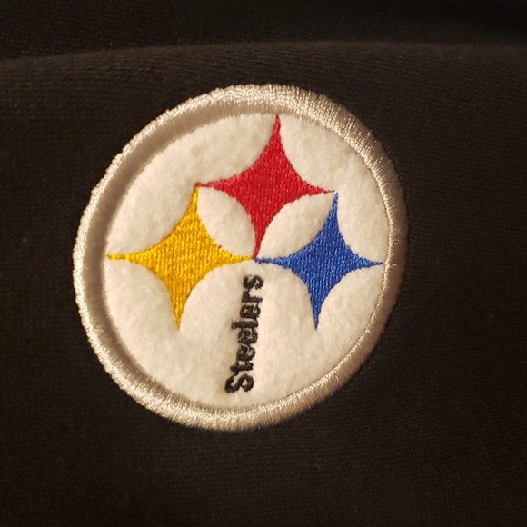 WOMEN'S LARGE NFL STEELERS LETTERMAN/VARSITY JACKET - Picture 16 of 16